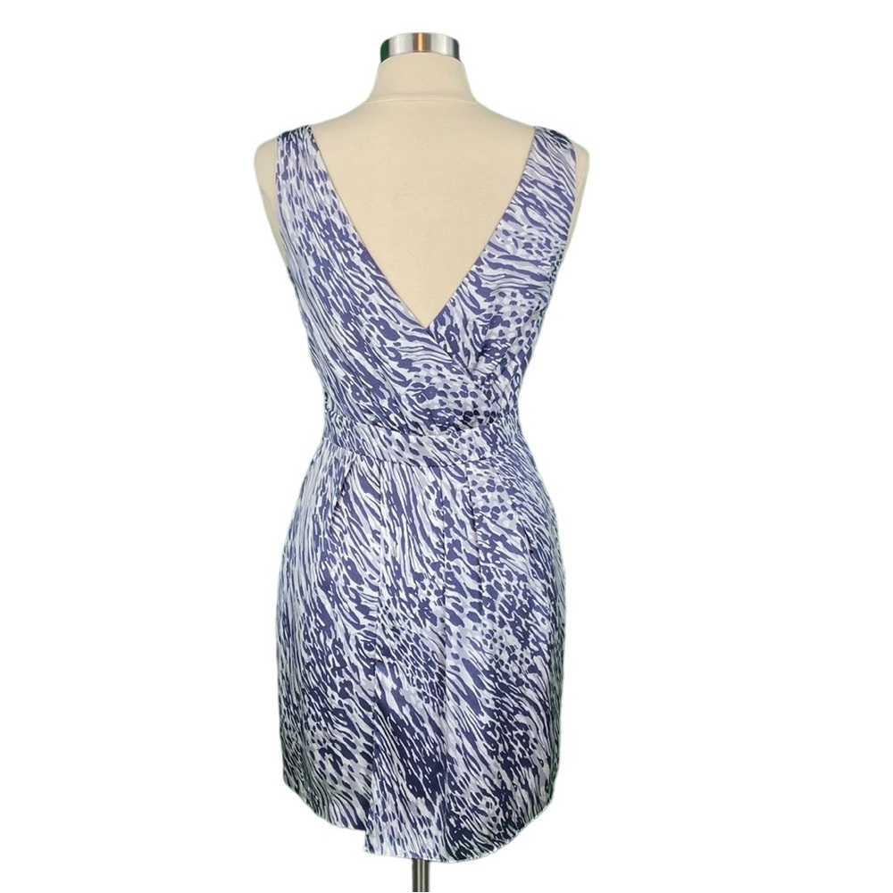 BCBGeneration Lilac Zebra Print Sleeveless Mini Dress - Picture 8 of 16